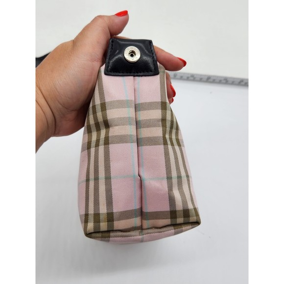 BURBERRY CANDY PINK MINI WRISTLET / HANDBAG 114BURXBA - Picture 4 of 14